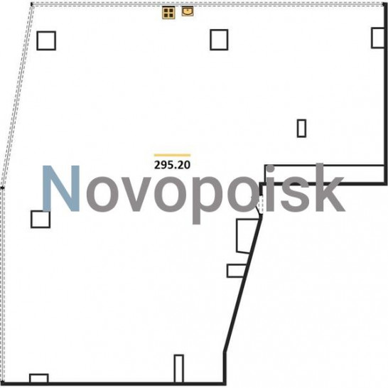 Трёхкомнатная квартира 295.2 м²
