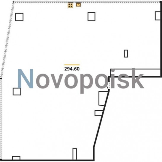 Трёхкомнатная квартира 294.6 м²